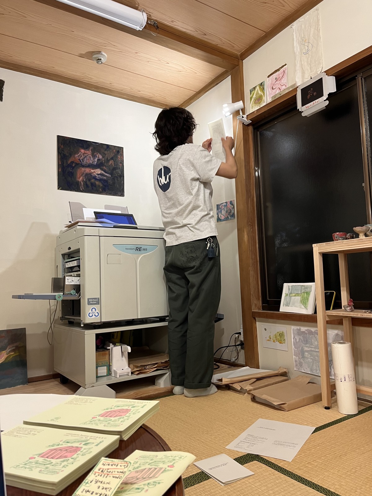 みつるの本気の印刷作業（そしていつも夜更かし…）