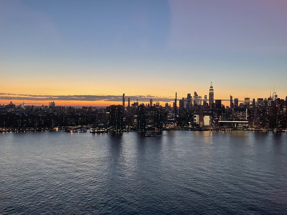 全米オープン会場から近い、マンハッタンの夜景。 特に意味はないですが、素敵風写真。 撮影:内田暁