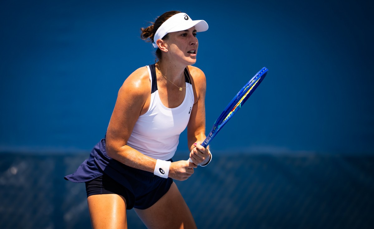 東京オリンピック金メダリストでもある、ベリンダ・ベンチッチ選手。　写真提供：東レ パン パシフィックオープン