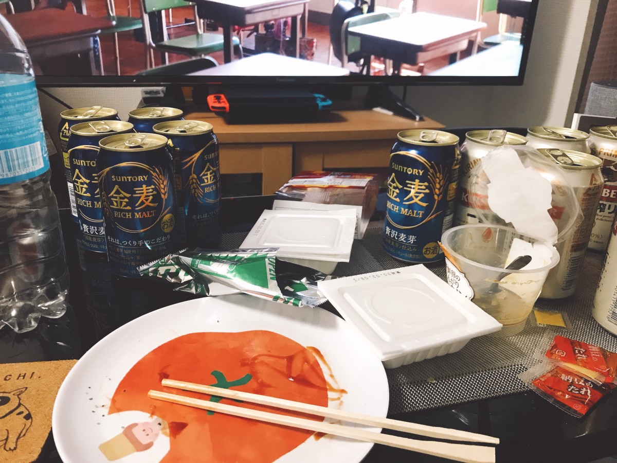 飲みすぎ注意。汚いですすみません。（撮影日：2020/2/9）