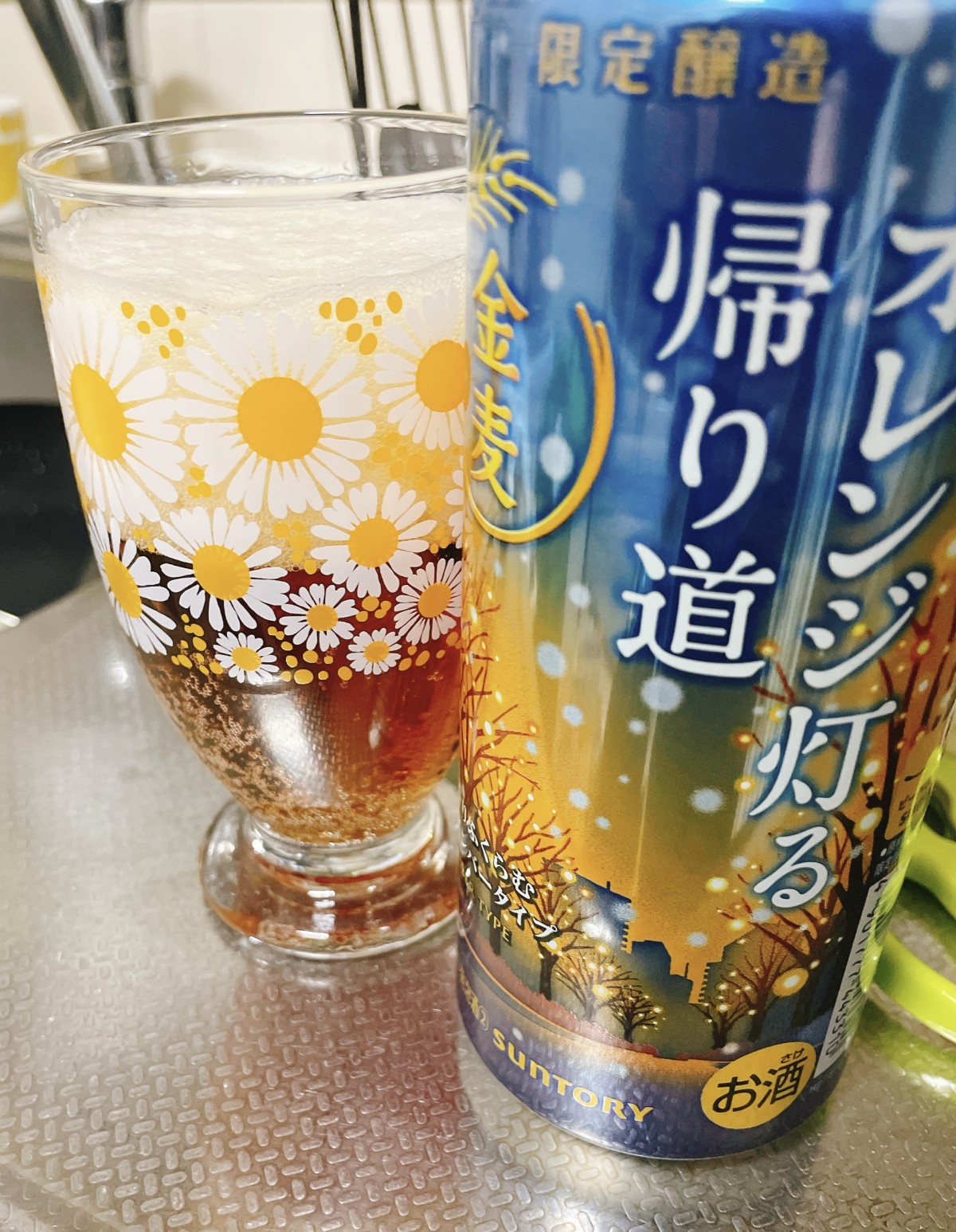 これは食器を洗いながら飲んだ時の写真