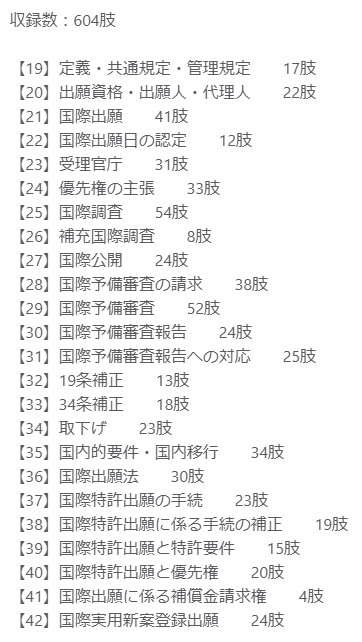 「弁理士・短答式」短答過去問25年分・全肢解説【PCT(特許協力条約)】