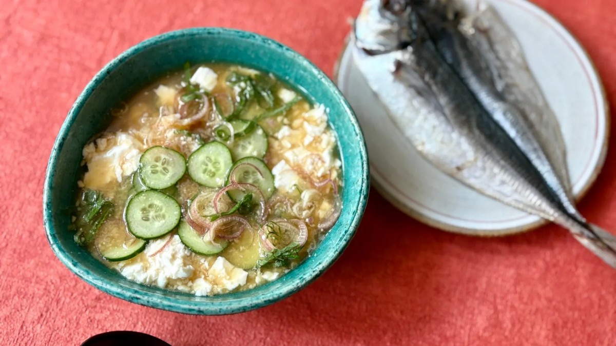 ヨガジャーナルオンラインから栄養士さん提案の<a href="https://yogajournal.jp/28422" target="_blank">冷や汁</a>。私の体は2025年現在ドリンク以外の冷たい料理が総じて苦手なので、体を温める味噌汁でさえ、今夏も冷やしの出番はありませんでしたが、晩夏の体にこれも効いてくれるのではないでしょうか？（画像クリック）