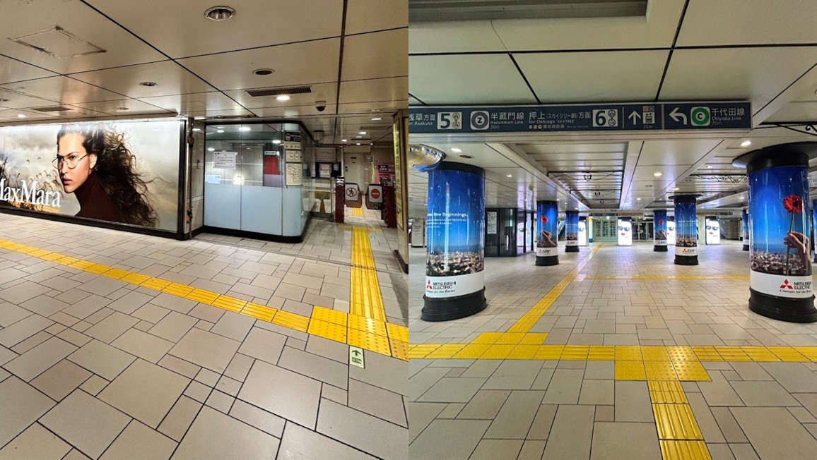 前日も表参道駅構内のお気に入りのフランス空間「マルシェ・ドゥ・メトロ」で原稿納めをしていたけど、その時からやや閑散。「Nobody Tokyo」の光景も絶対観られてないよね！と今年の東京が地元暮らしのご縁にも感謝して、先ず撮る。