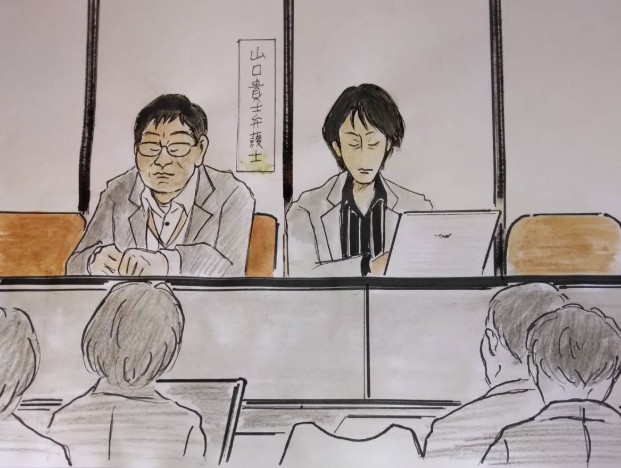 司法記者クラブでの会見（画：BAN苦死慰氏）