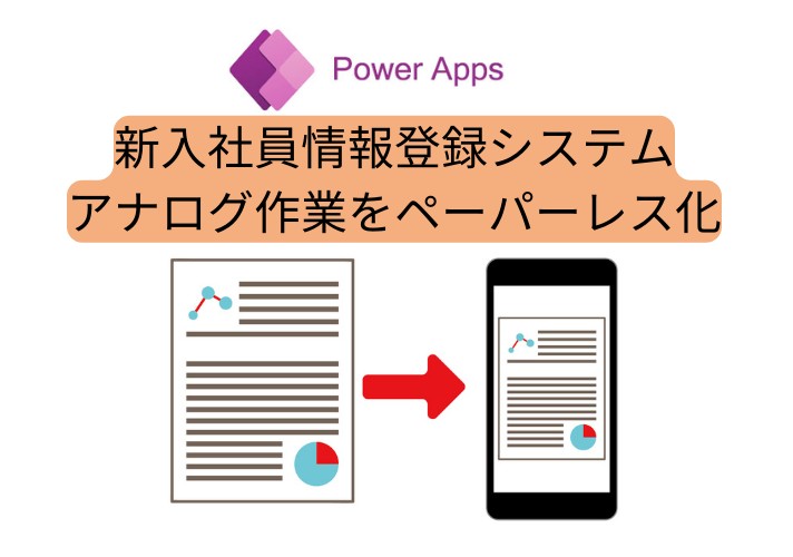 Power Appsでアナログ作業をペーパーレス化