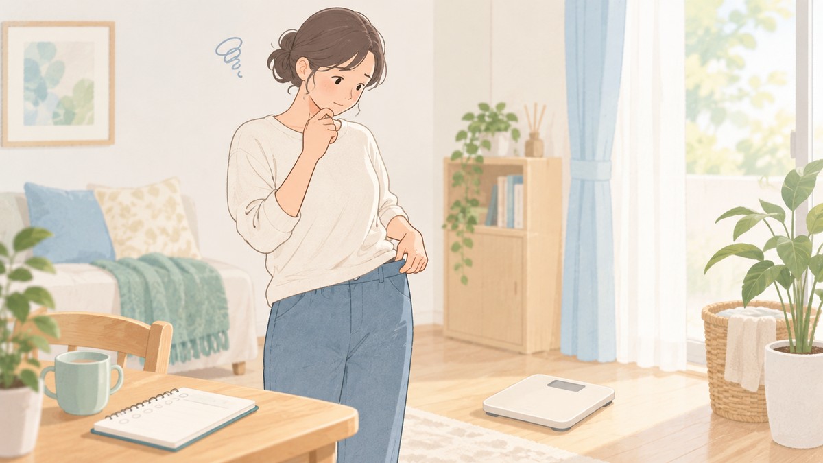 体重が戻ることは、前の努力が無意味だったという判定ではありません。