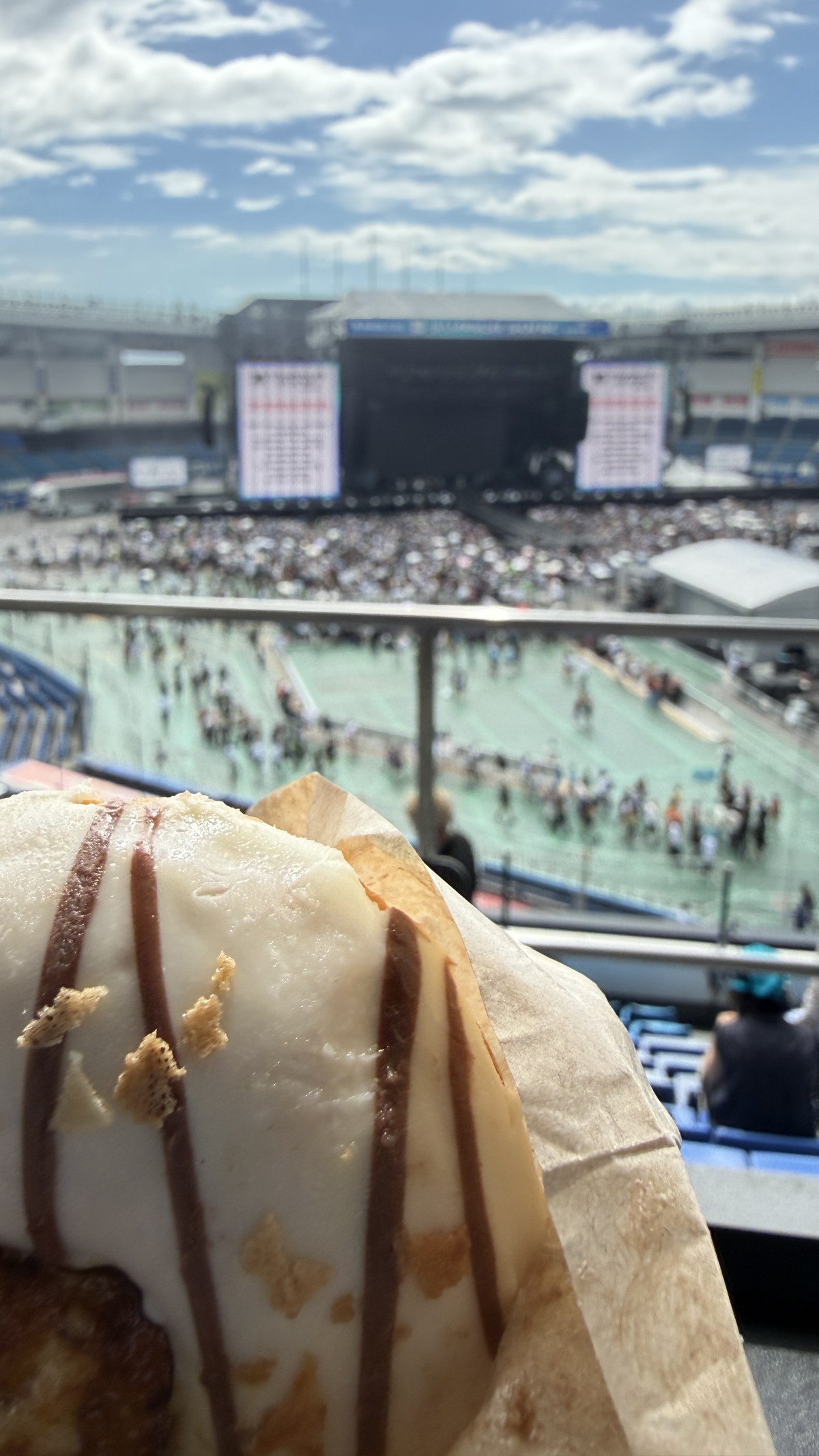 キャラメルドーナツ、ナイス差し入れ!