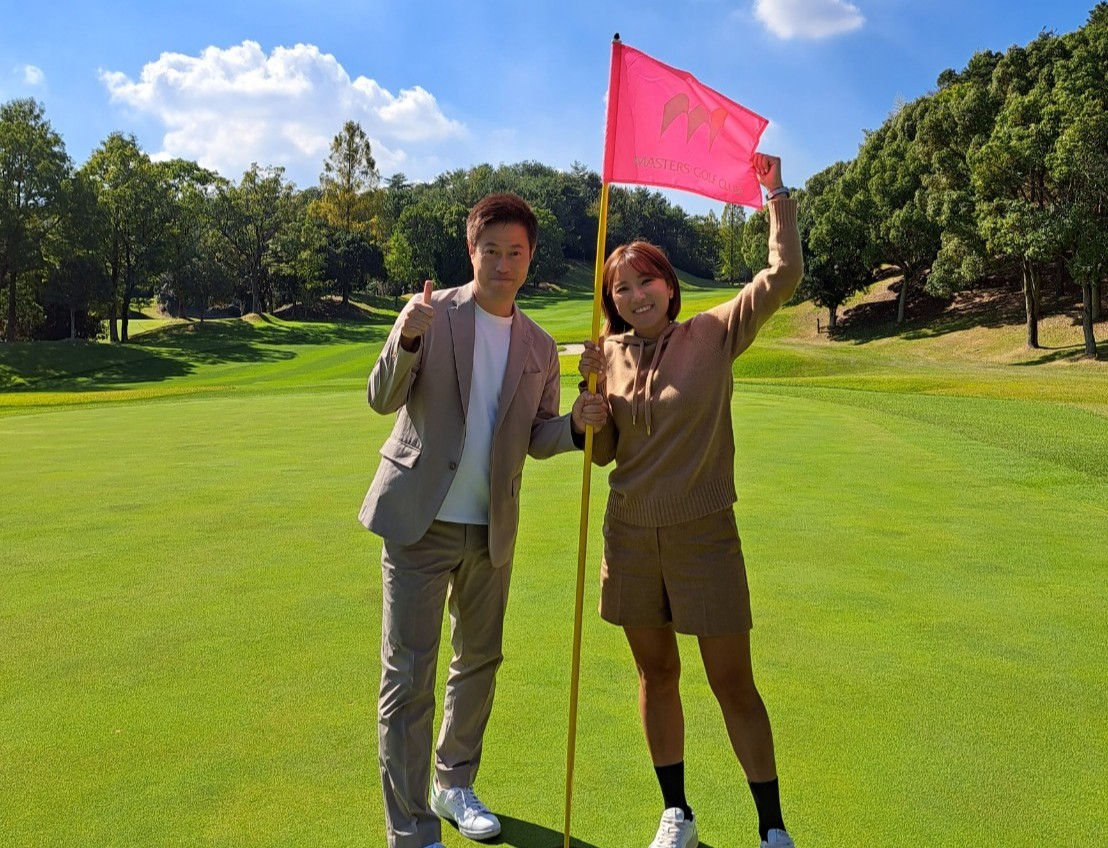 イ・ボミの引退試合の翌日、マスターズGCでスポーツ総合誌「Number」で単独インタビュー（2023年10月撮影）