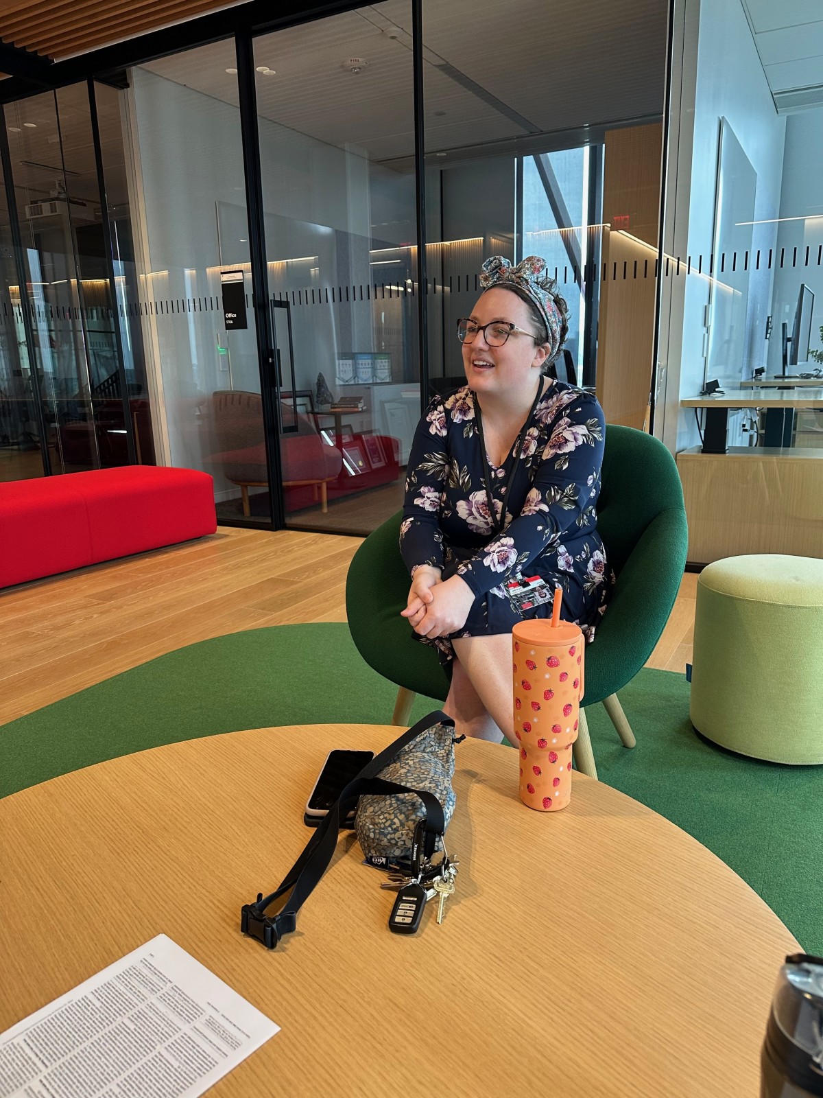 ボストン大学のサラ・ヒーリー(Sarah Healey)さん(Photo: Sachiko Yoshida)