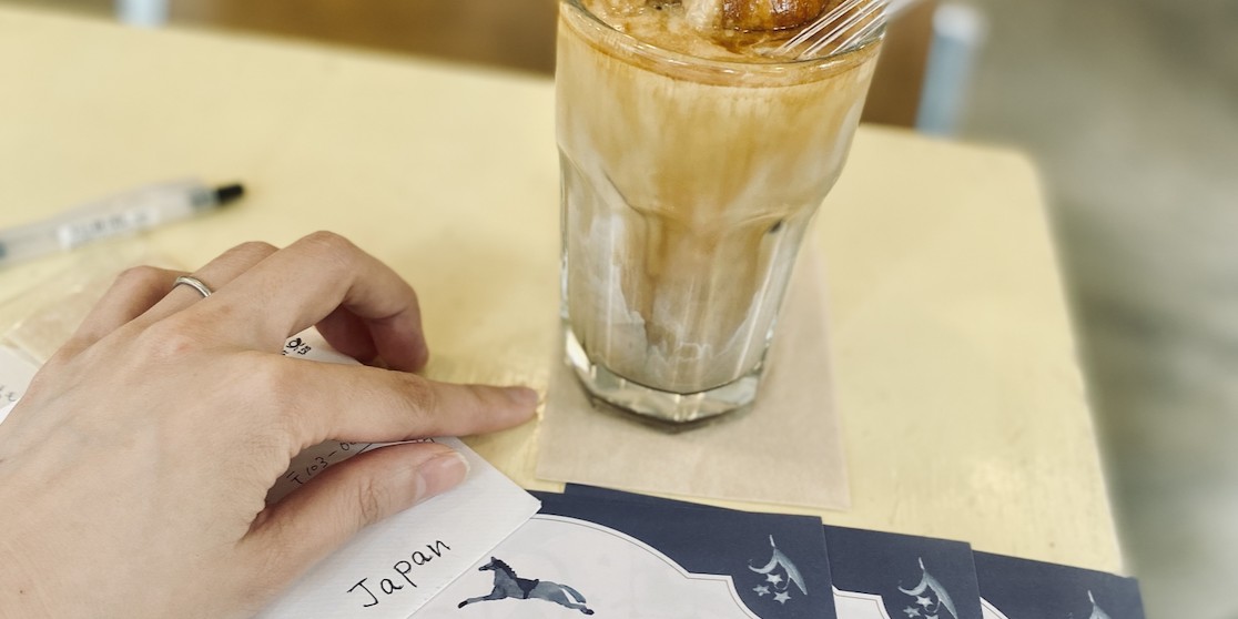 カフェに手紙を書きにいきました☕️
