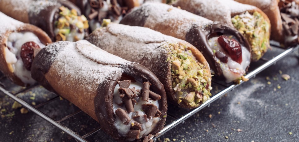 パイ生地にリコッタチーズが入っている。美味しそう。