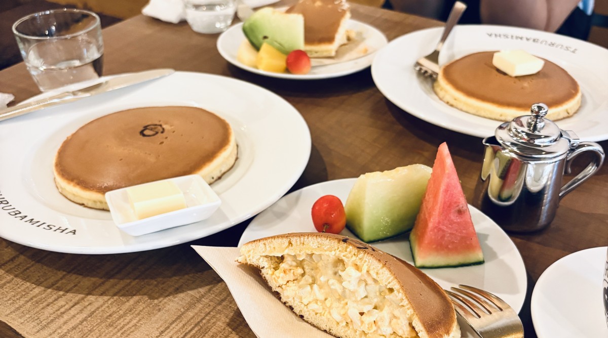 今週のおいしいものは、東京・経堂のホットケーキ屋「つるばみ舎」さん。たまごサンドホットケーキが有名。