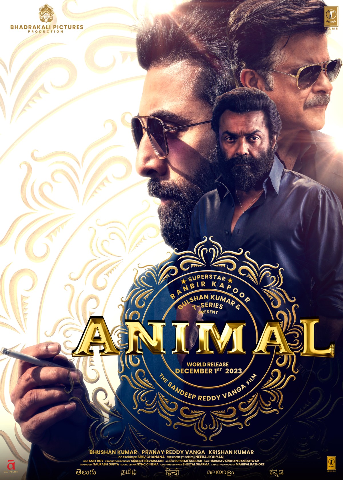 『ANIMAL』 2月13日（金）グランドシネマサンシャイン 池袋、新宿ピカデリー他全国順次公開&copy; SUPER CASSETTES INDUSTRIES PRIVATE LIMITED &amp;amp; BHADRAKALI PICTURES PRODUCTION 2023