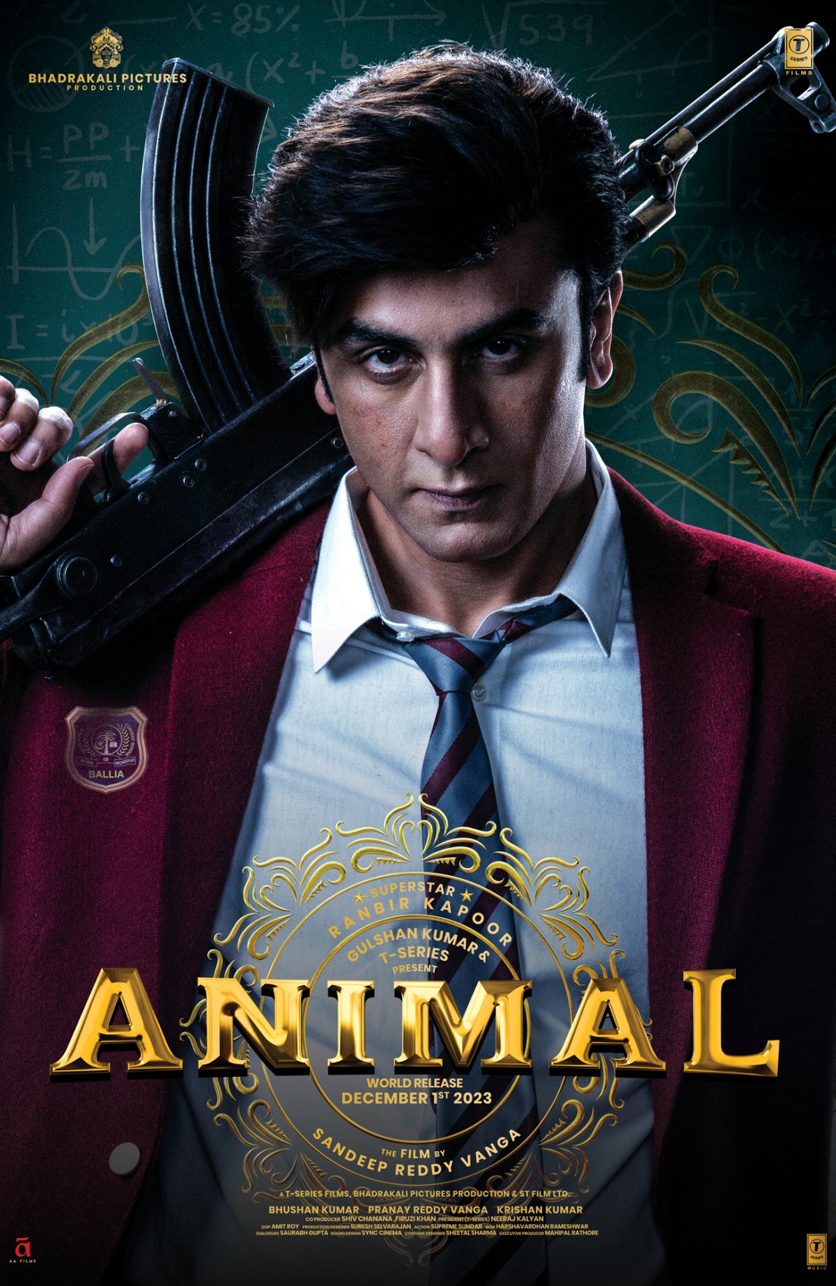 『ANIMAL』 2月13日（金）グランドシネマサンシャイン 池袋、新宿ピカデリー他全国順次公開&copy; SUPER CASSETTES INDUSTRIES PRIVATE LIMITED &amp;amp; BHADRAKALI PICTURES PRODUCTION 2023