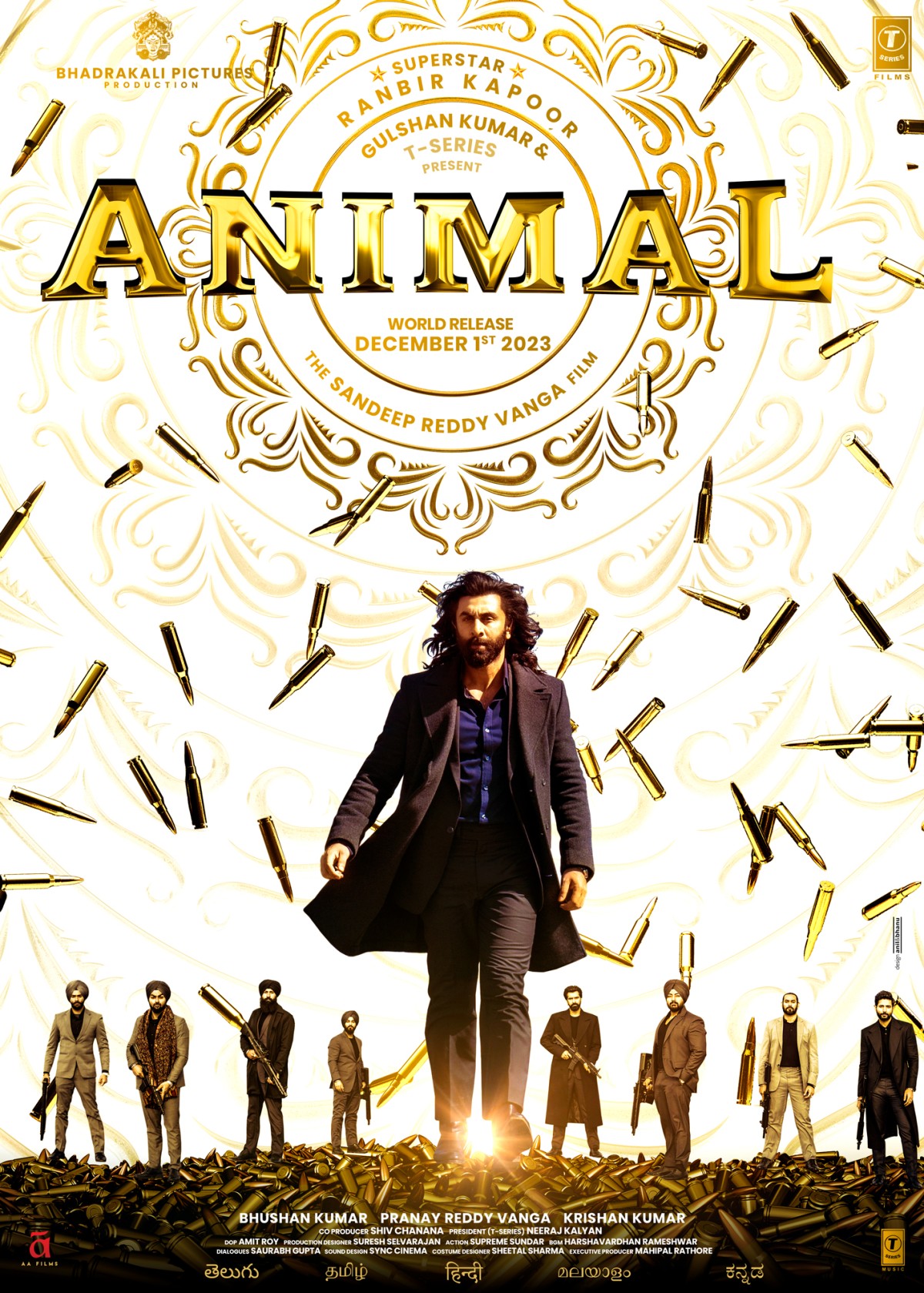 『ANIMAL』 2月13日（金）グランドシネマサンシャイン 池袋、新宿ピカデリー他全国順次公開&copy; SUPER CASSETTES INDUSTRIES PRIVATE LIMITED &amp;amp; BHADRAKALI PICTURES PRODUCTION 2023