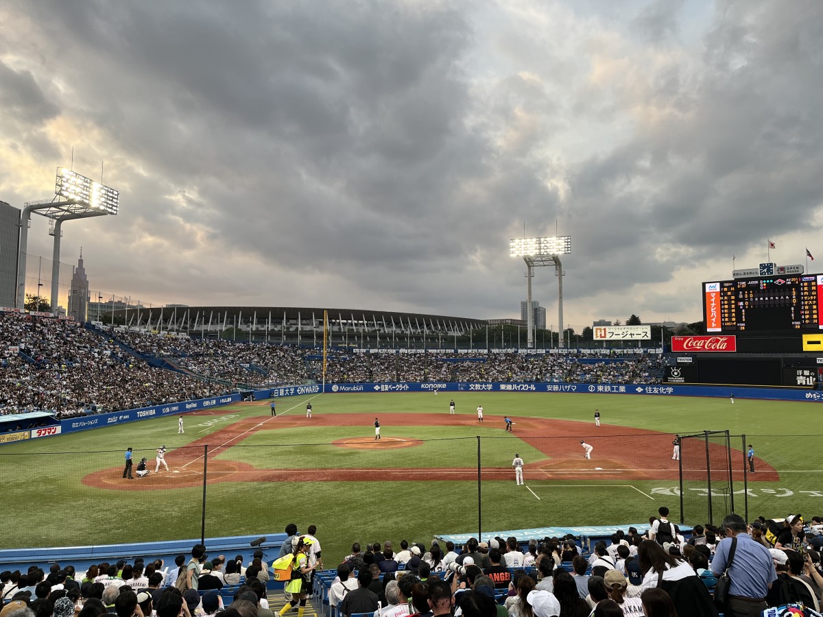 25年6月20日・スコアボードを見ると2回裏の攻撃中