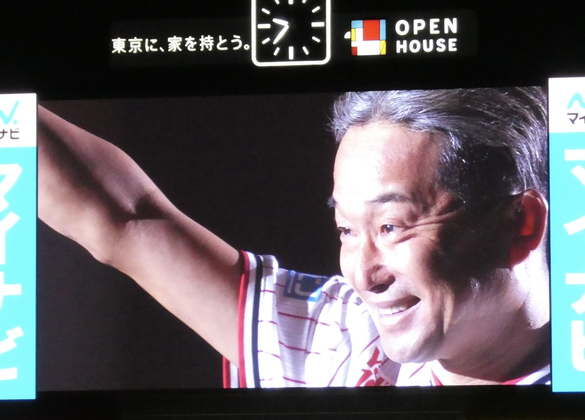 10月3日、引退セレモニーより