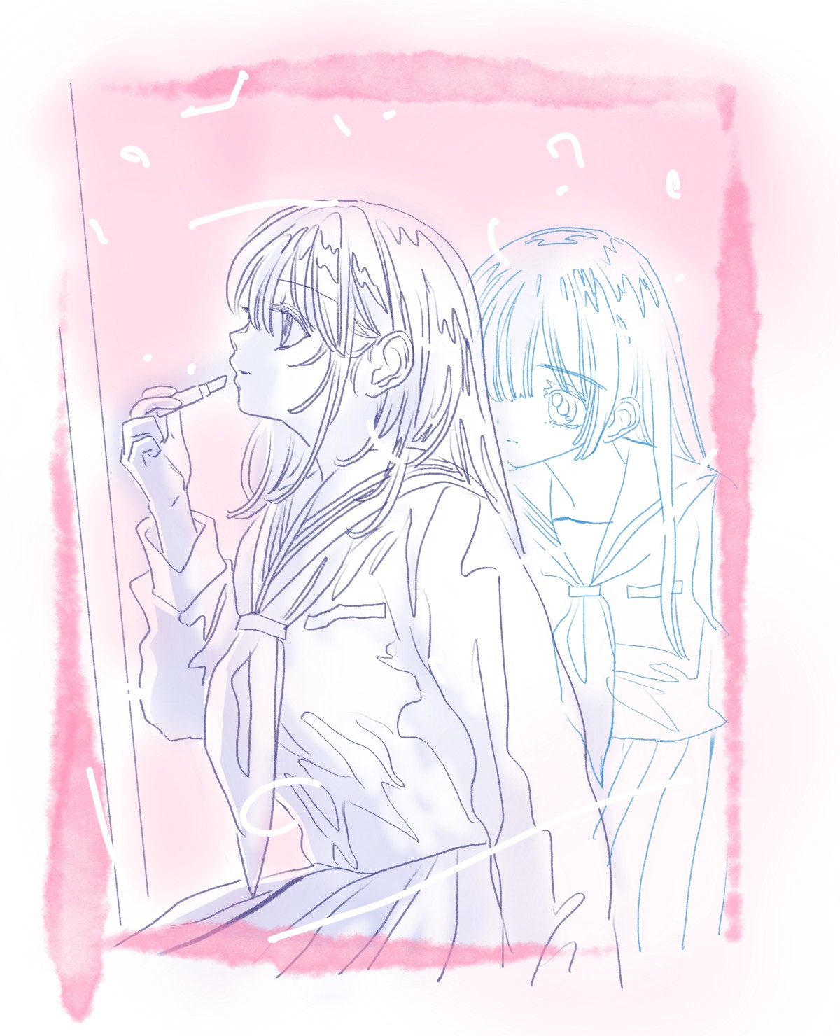 『誰の言うことも聞かないで』下絵