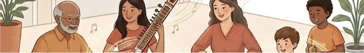 みんなで音楽を作ろう！—中国・インド・ブラジルの楽器による音楽コミュニケーション」—