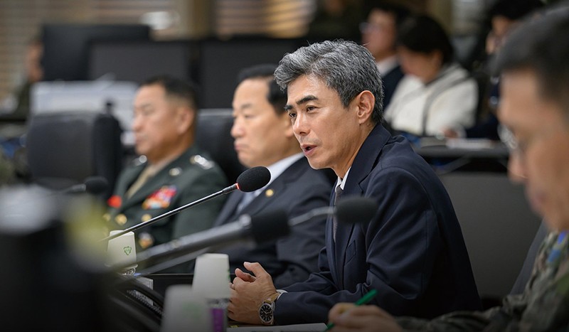 韓国の姜信哲国防部長官。今年9月に就任した。軍人出身だ。