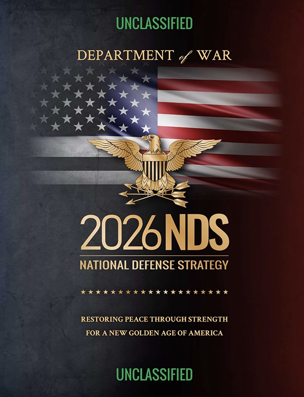 2026NDSの表紙。米国防部より引用。戦争部とか書きたくないですよね。