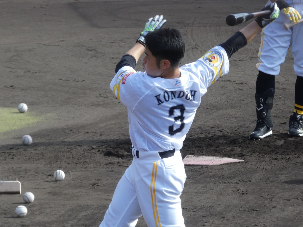 背番号3!近藤健介選手