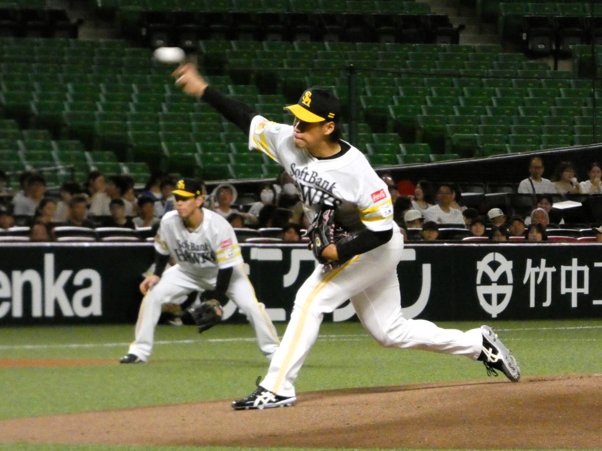 みずほPayPayドームで先発した岩崎投手