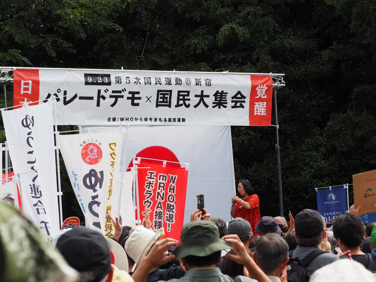 （池田としえ隊長の鼓舞）