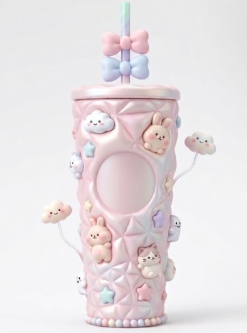 かわいい大容量タンブラーの参考イメージ