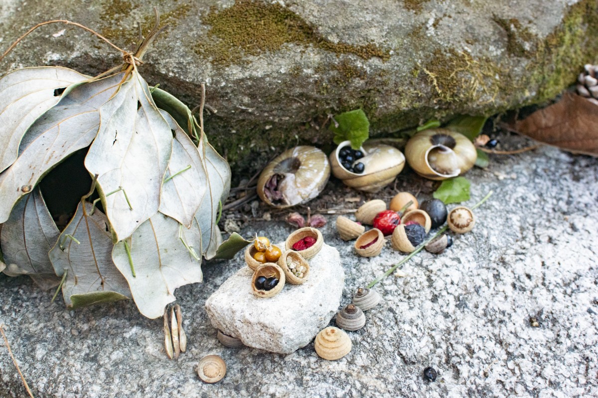 自然のもので小人の暮らしグッズを作ってみた