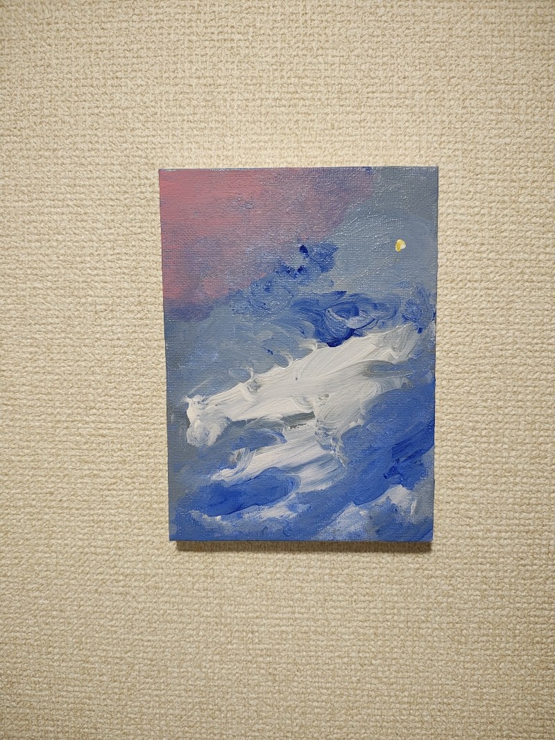 アクリル絵の具　　　タイトル「60%羊」