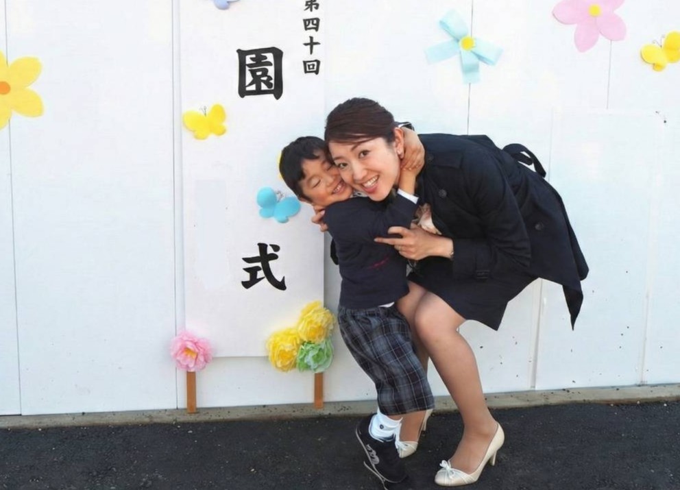 二人目の産休中、長男の育て方に悩み試行錯誤していたころ。(幼稚園の入園式にて)