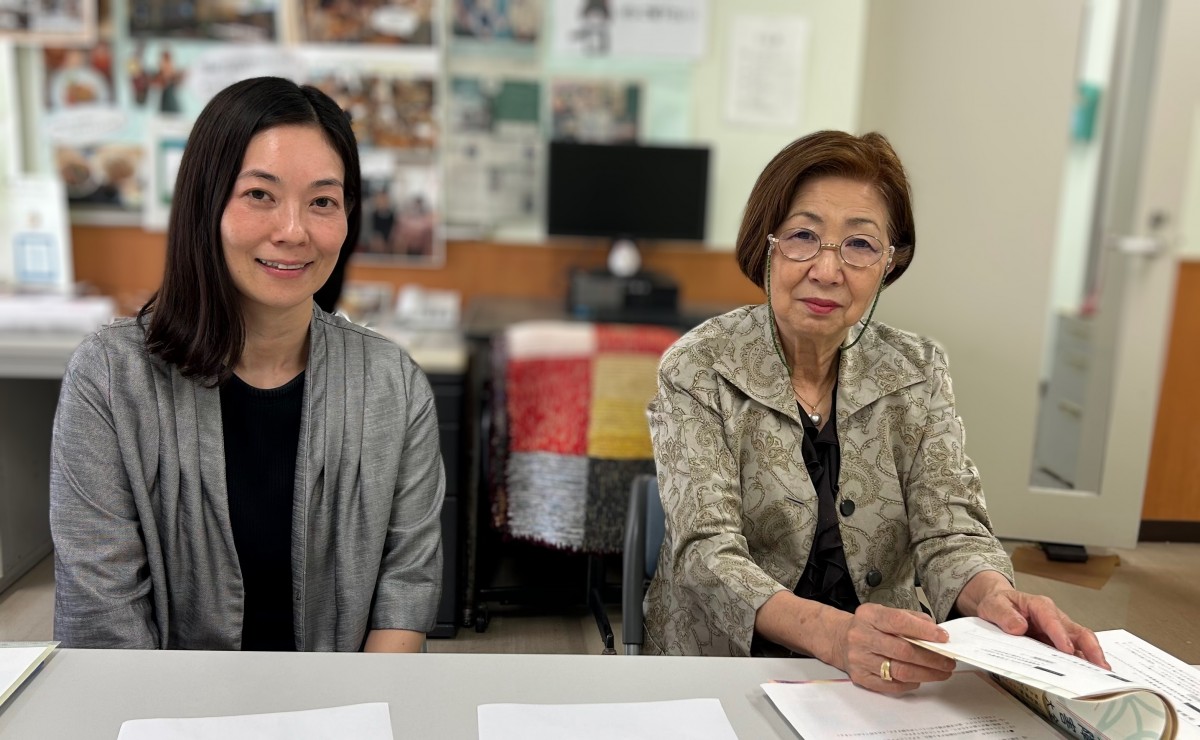 岩原あゆみ氏(左)と白鳥千恵子氏