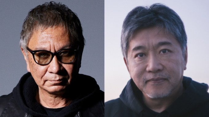 Takashi Miike and Hirokazu Kore-eda. K.KURIGAMI; MIKIYA TAKIMOTO