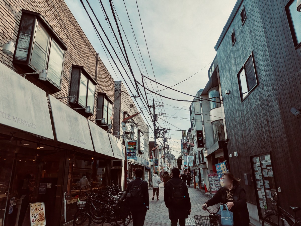 方南町の商店街