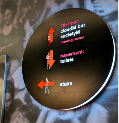 エレベータサインもかわいい