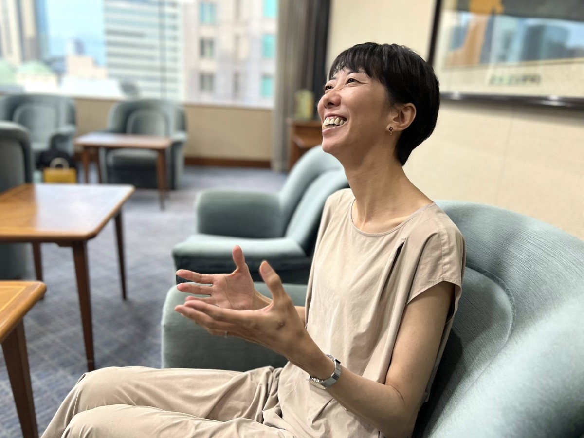 谷田朋美さん(撮影・岩永直子)