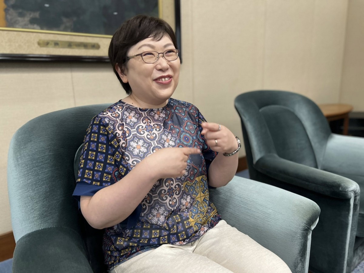 青木志帆さん(撮影・岩永直子)