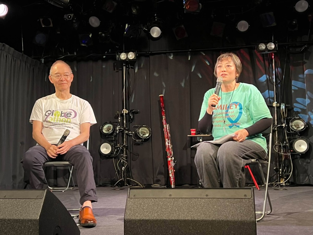藤原恵一さん（左）と片木美穂さん（右）