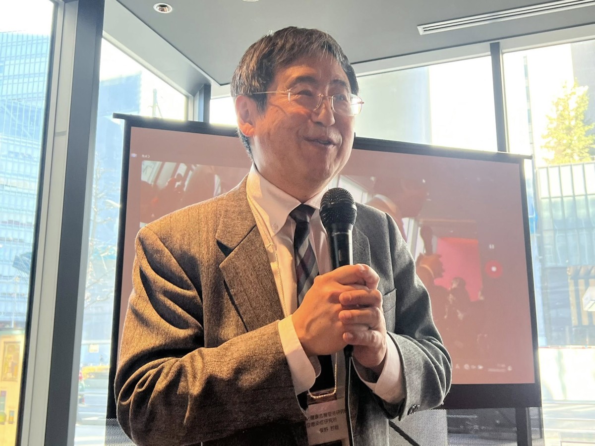 国立感染症研究所所長の俣野哲朗さん