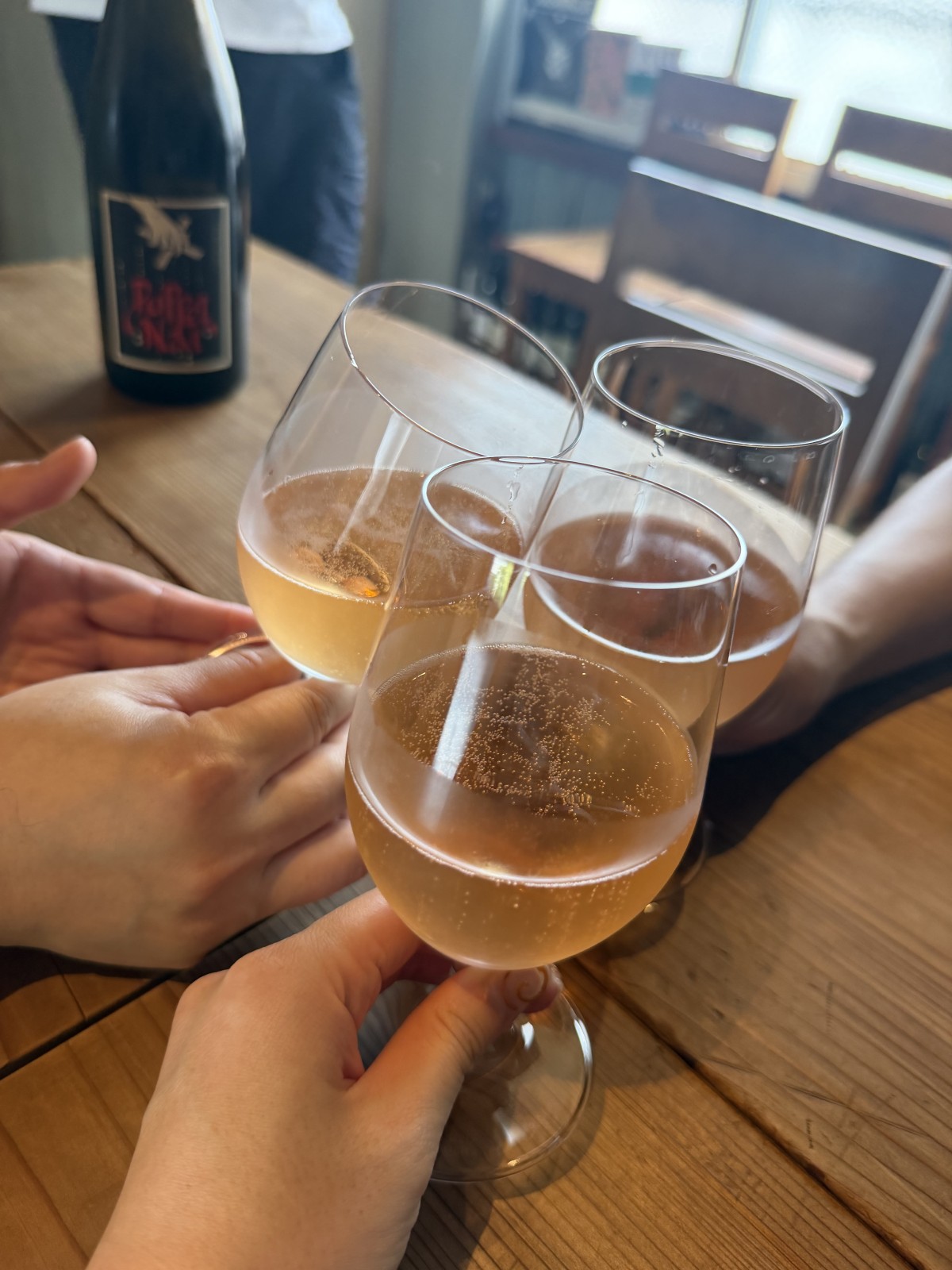 2軒目のお店でのご機嫌な乾杯