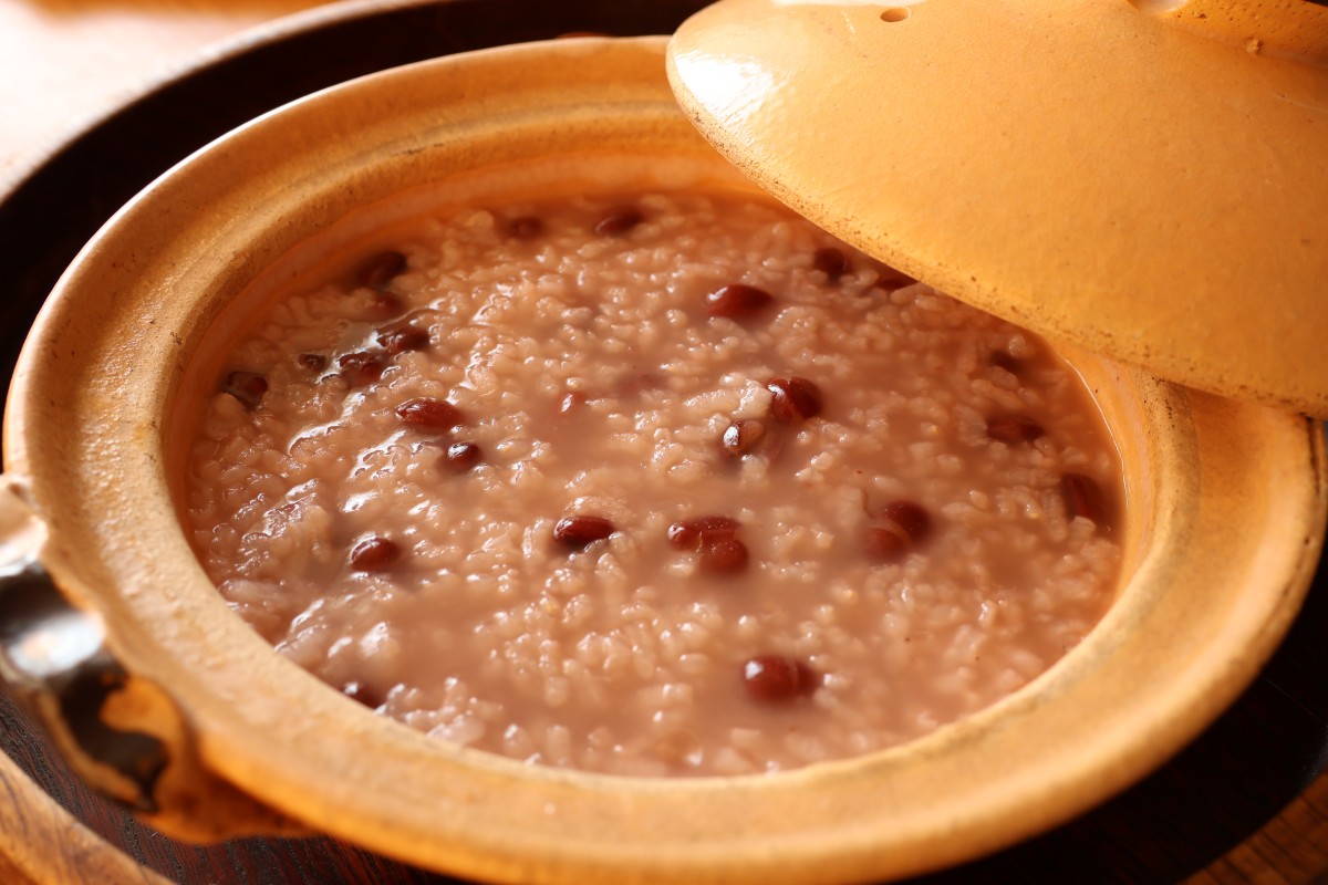 1月15日の小正月に食べる小豆がゆ