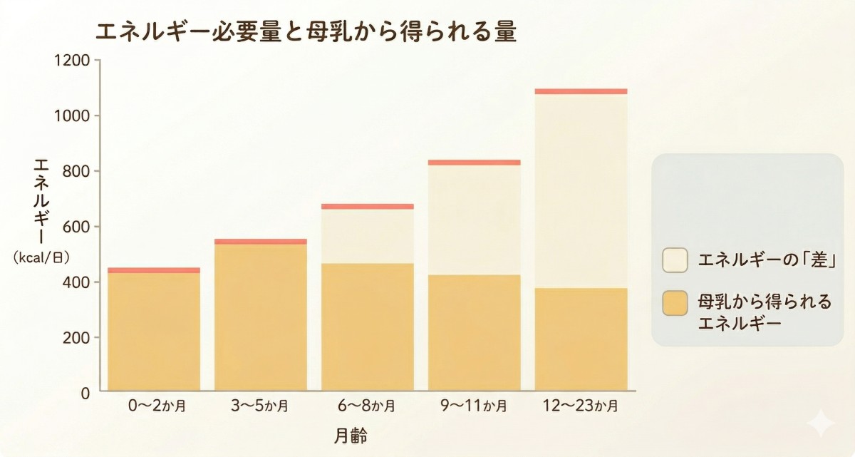 補完食：母乳で育っている子どもの家庭の食事 2006より Geminiで作成