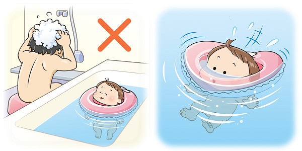 消費者庁　入浴補助の「便利グッズ」ではありません - 首浮き輪で死亡事故も -