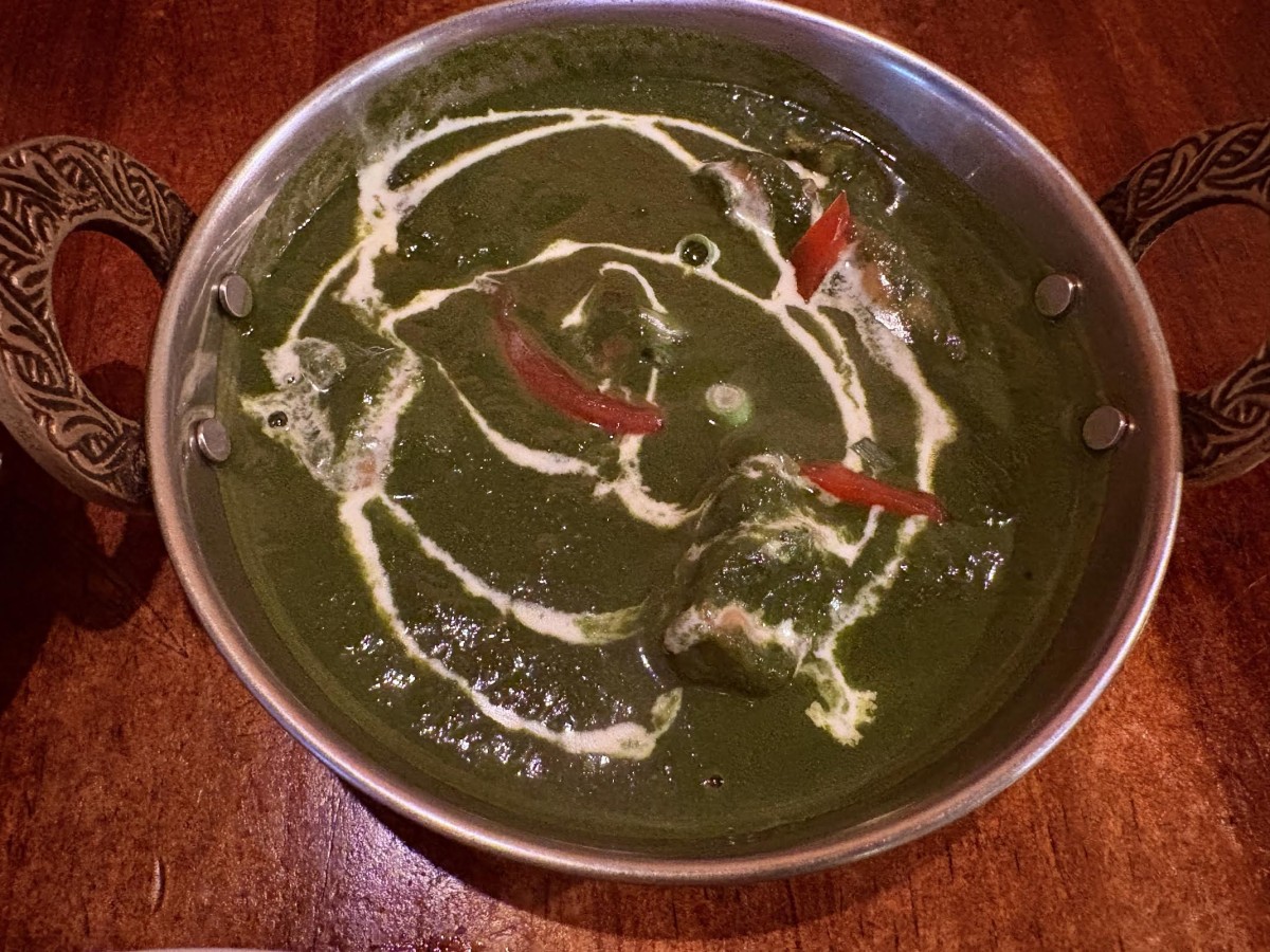 映えないところも好き、ほうれん草カレー。
