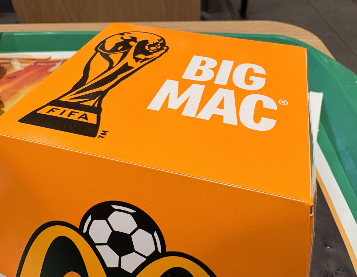ビッグマックもワールドカップ仕様だった。