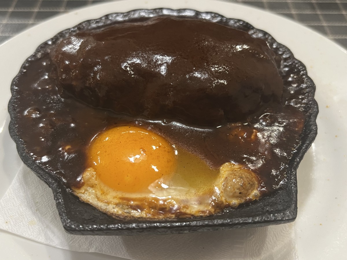 洋食キムラのハンバーグを久しぶりに食べた。