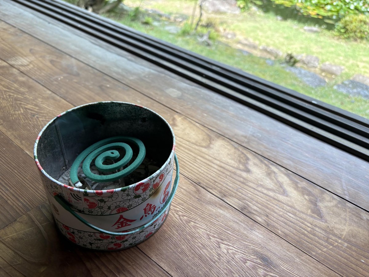 この間の沼津撮影旅行での、お寺の蚊取り線香。