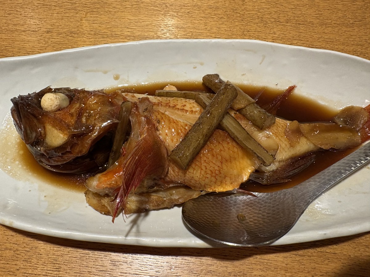 きんきの煮詰け。旨し